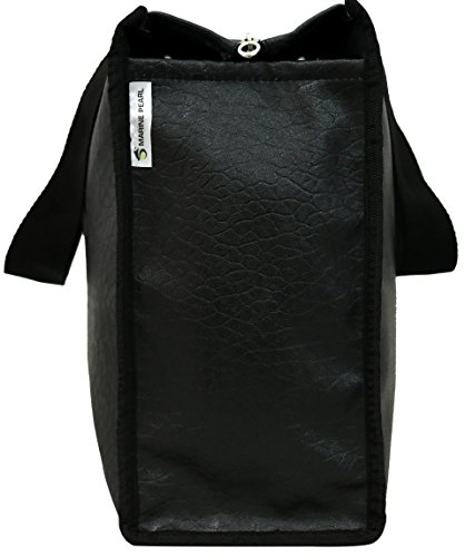 Image of Premium Canvas Multipurpose Bag for Men and Women, Big Size (Jet Black, LBSQ01BL)