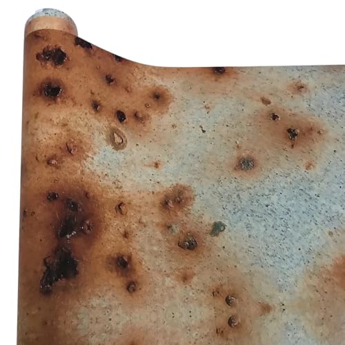 Autocollant de dégonflage vinyle rouillé haut de gamme 10 x 152 cm