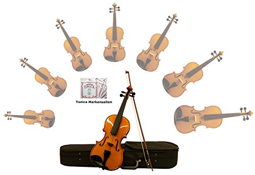 Sinfonie24 Geige1/8 pour débutant Bois Massif Touche Cover