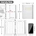 SUNEE Refillable Address Book with Alphabetical Tabs - 368 Entry Spaces, A5 Sheet Size Address/Phone Books 6.9
