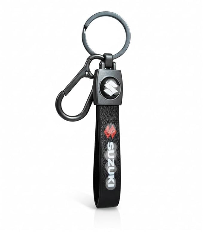 Generic LTDecor Leather & Metal Locking Hook Keychain Susuki