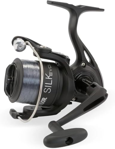 Lineaeffe Carrete de pesca Vigor SILK EVOLUTION para diferentes tipos de pesca con hilo precargado y bobina de grafito (50)