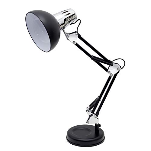 TODOLAMPARA - FLEXO ANTIGONA ARTICULABLE NEGRO/CROMO