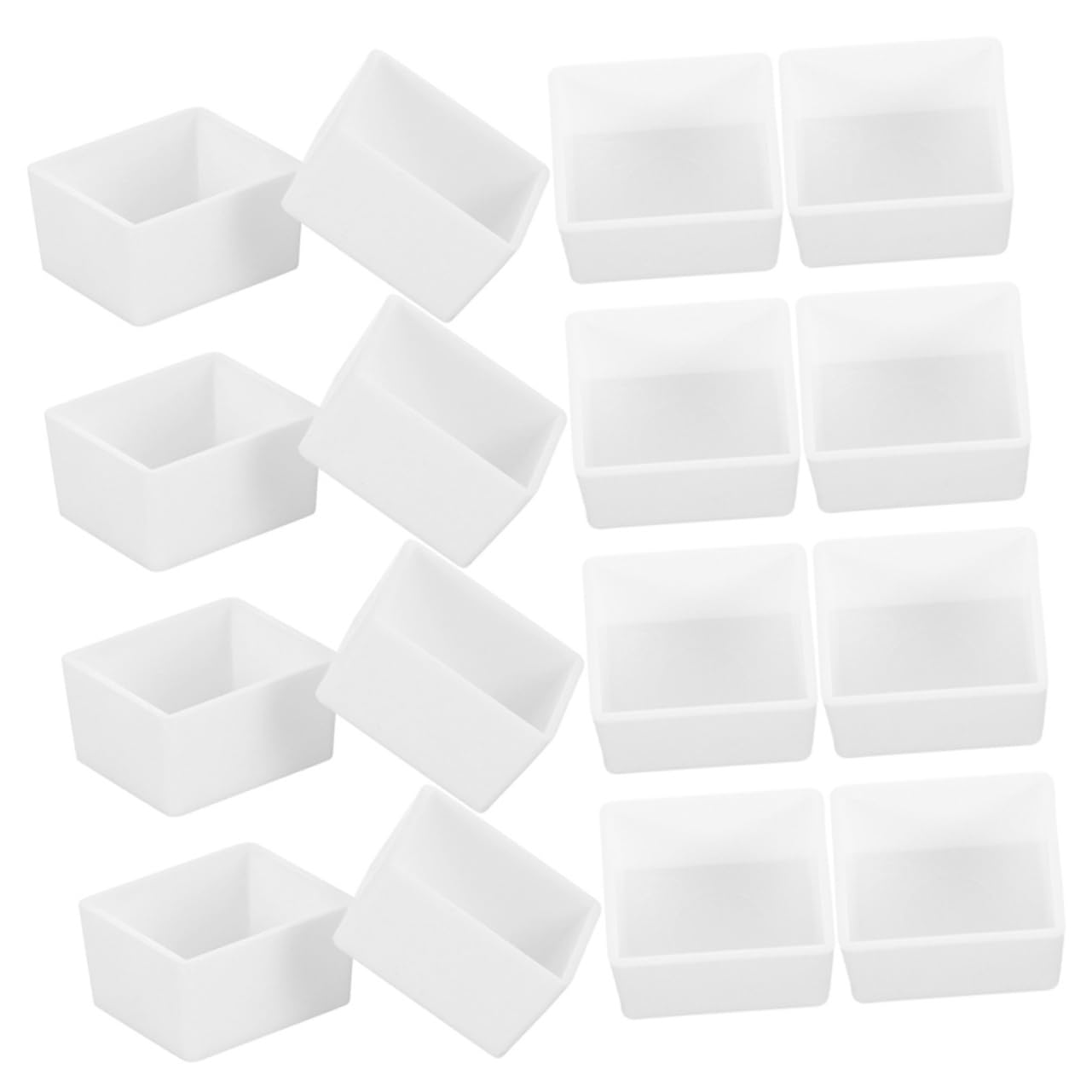 HOMSFOU 5 Ensembles Palette De Pigments Aquarelle Pots De Peinture Aquarelle Palette De Peinture Demi-Godets De Peinture Demi-Godets D' À Faire 75 pièces * 5