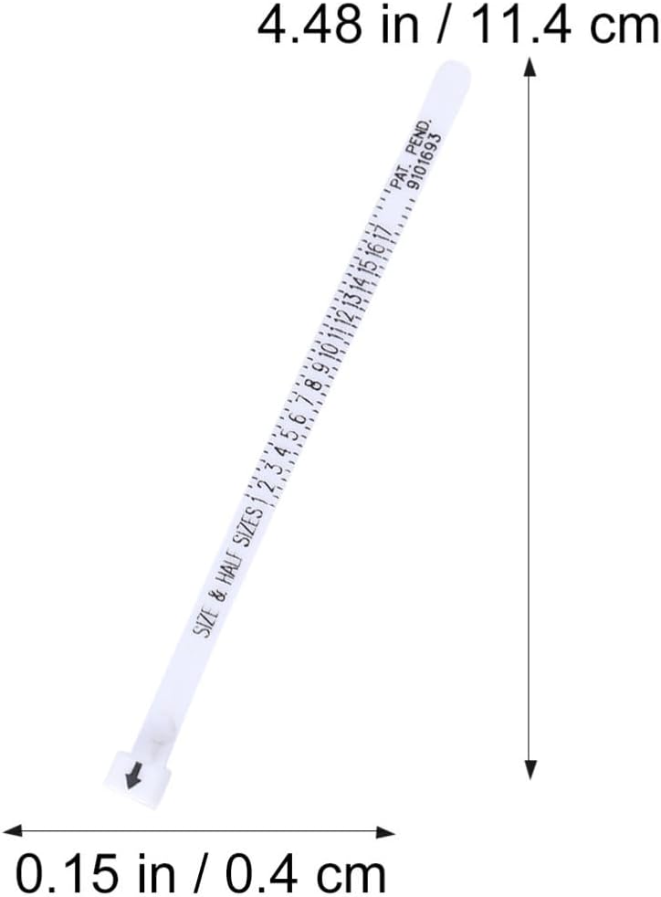 Ring Measurement Tool for Women, 1-17 USA Sizes