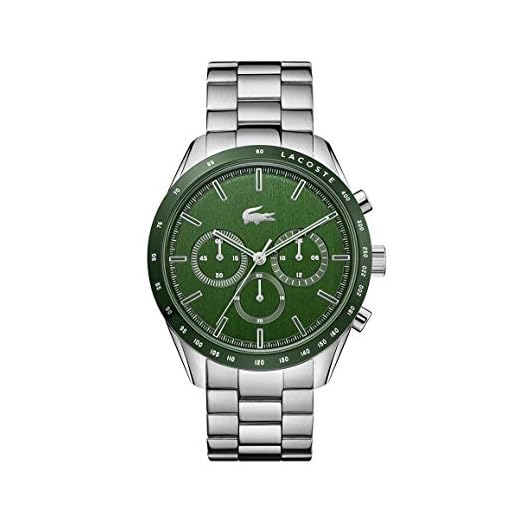 Lacoste Reloj Cronógrafo de Cuarzo para hombre con Correa en Acero Inoxidable plateada - 2011080