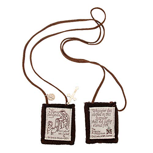 Venerare Holy Assunt Scapulars | 16 assuntos | 100% lã | Vem com papéis de inscrição