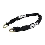 Abus 10KS/140B HS - Cadena (10 mm x 140 cm), color negro