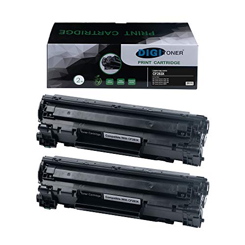 TonerPlusUSA Compatible High Yield Toner Cartridge HP CF283X C137 CRG137 137 Toner Cartridge - HP CF 283X CRG 137 High Yield Toner Cartridge Replacement for HP Laser Printer - Black [2 Pack]