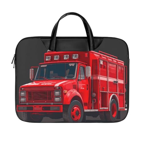 Bolso bandolera para laptop Red Car 17 pulgadas impermeable miniatura 1