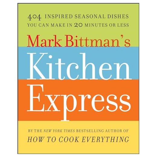 Mark Bittman's Kitchen Express: 404 Inspired Seasonal Dishes You Can Make in 20 Minutes or Less