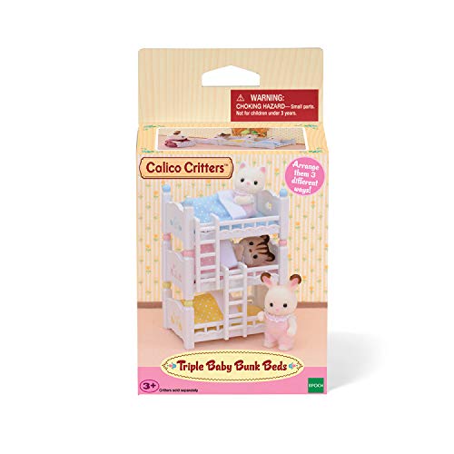 Calico Critters CC2624 Triple Baby Bunk Beds - Dollhouse Furniture Set thumb #6