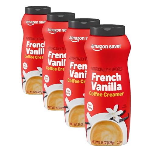 Image of Amazon Saver, French Vanilla Powdered Coffee Creamer, 15 Oz (Pack of 4)