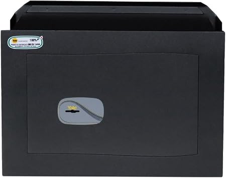 Yale certified key wall-mounted safe