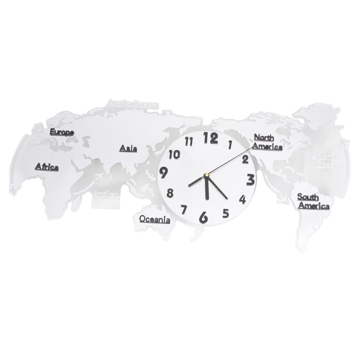 Horloge murale silencieuse acrylique Mobestech pour en finir avec le tic-tac