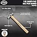 Dead On Tools-4oz Smooth Face Ball Peen Hammer,(DOHBP4S10)