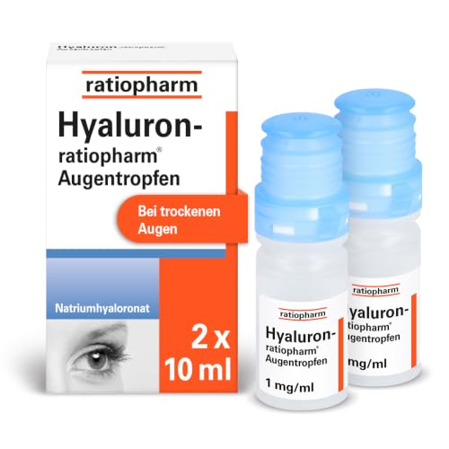 Hyaluron-ratiopharm® Augentropfen, 2x10 ml