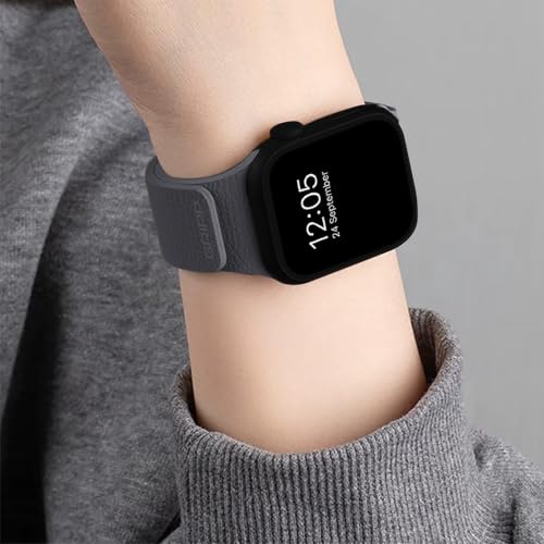 Image of GRIPP Pebble New Edition Premium Silicone Magnetic Watch Strap for 44mm /45mm /46mm /49mm, Watch Series 11 /10 /9 /8 /7 /6 /5 /4, SE 3 /2 /1, Ultra 3 /2 /1, Lightweight, Adjustable (Watch Not Included)