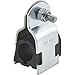 Global Industrial Tubing Strut Cushion Clamp, Electro-Galvanized Steel w/Polypropylene Cushion, Lot of 5