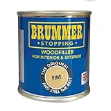 Brummer Wood Filler Pine 250g – 2 Sizes & Assorted Shades | Ideal for DIY Wood Repairs & Restorations