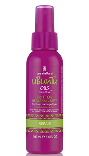 Lee Stafford Ubuntu Oils From Africa Light Oil Repairing Mist for Dry and Damaged Hair 100ml