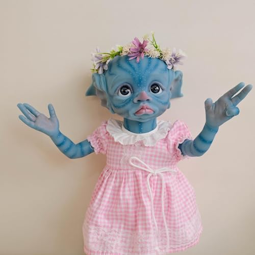 Muñeca Reborn Avatar de Vinilo Suave 17 Pulgadas Realista miniatura 2