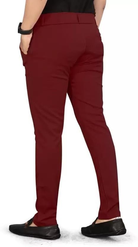 Image of Vanits Men's Slim Fit Casual Trousers Pack of 1