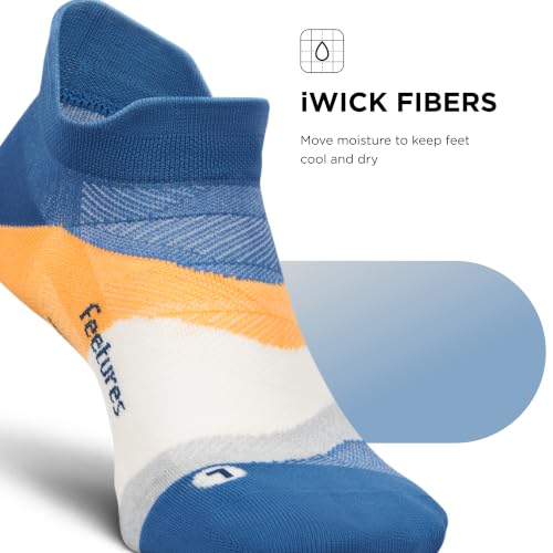 Image of Feetures Elite Light Cushion Mini Crew Sock - Sport Sock with Targeted Compression