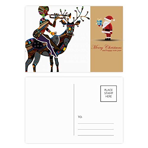 Cartes postales femme africaine noire et aborigène - Papeterie ethnique et art afro