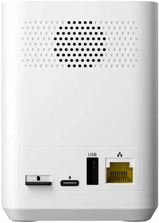 Rear view of Xiaomi Outdoor Camera Base Station with ports