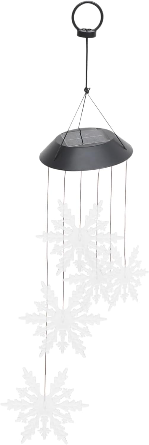 Creative Solar Wind Chime Light Color Changing Led Hanging Decor for Garden Patio and Outdoor Use Solar Powered Hour Illumination