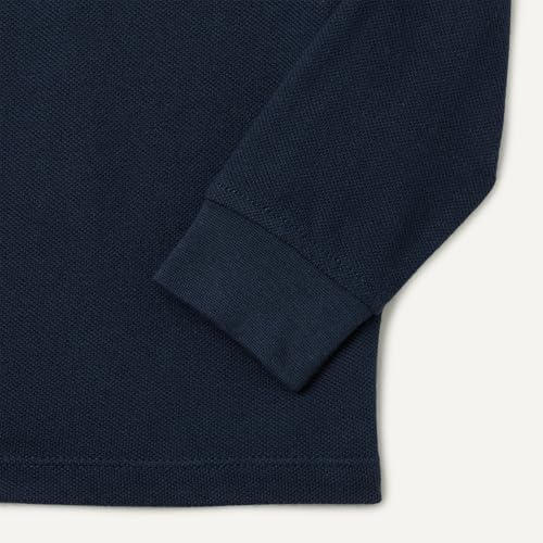 Image of Amazon Essentials Boys and Toddlers' Long-Sleeve Pique Polo Shirts for School Uniform, Multipacks
