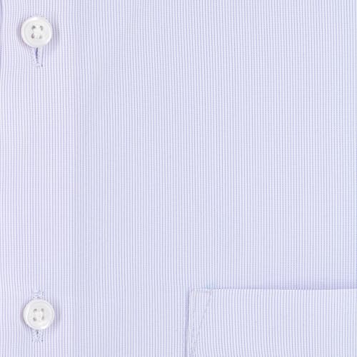 Image of 7-DAYS Men's Premium Striped Formal Shirt - Cotton Rich, Regular Fit, Full Sleeve, with Pocket, Wrinkle Resistant - Stylish Office & Everyday Wear.