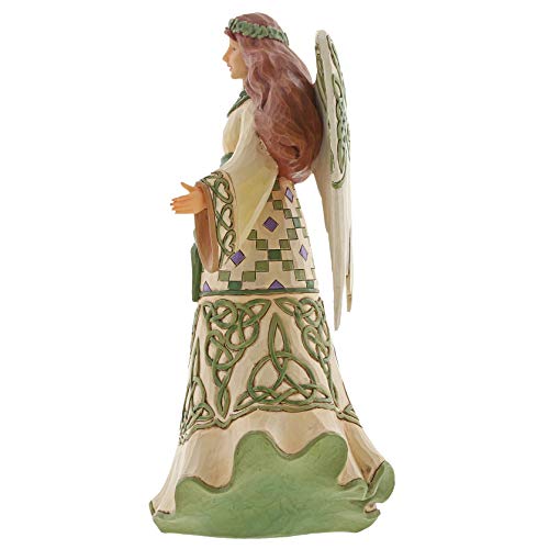 Enesco - 6003627 Jim Shore Heartwood Creek Irish Angel In Celtic Dress Figurine, 9.6 Inch, Multicolor #TOP2