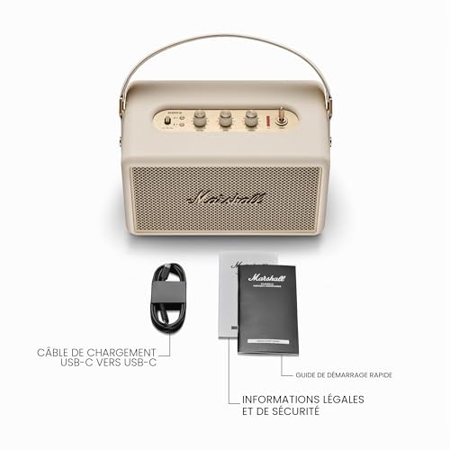 MARSHALL Enceinte sans Fil Bluetooth Kilburn III Crème - 9
