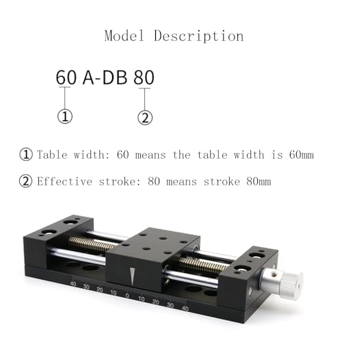 Module de translation X 20A-DB10 pour montage optique sur table d'atelier - 2