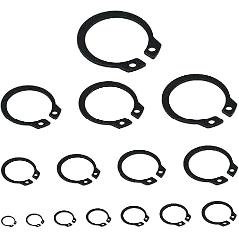 310 Pieces External Circlips C-Clips Snap Rings Cover