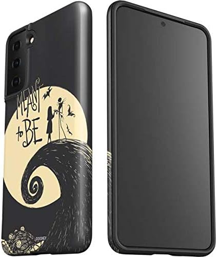 Skinit Pro Phone Case Compatible with Galaxy S21 Plus 5G - Officially Licensed Disney The Nightmare Before Christmas Jack and Sally Meant to Be Design