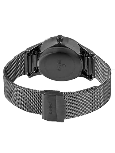 Image of Obaku Tang Smokey Analog Gray Dial Men's Watch-V260GXUUMU