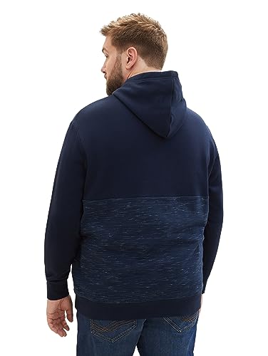 TOM TAILOR Veste zippée homme noire classique à capuche taille M - 2