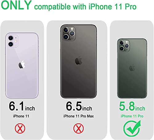 Jjgoo Compatible With Iphone 11 Pro Case Clear, Transparent Soft Shockproof Protective Slim Thin Bumper Cover Phone Case For Iphone 11 Pro- 5.8Inch, Pink #TOP1