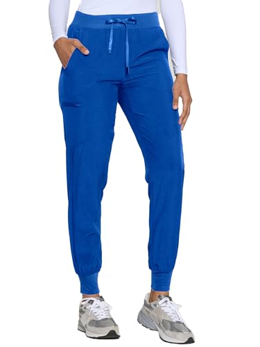 Image of COZYFIT Womens Scrub Pants - Soft Stretch Yoga Style with 5 Pockets, Slim Fit Jogger Scrubs Pants for Women