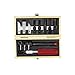 Excel Blades 14-Piece Woodworking Set – Precision Craft Knife Set with K5 Handle, Assorted Blades, Gouges & Routers With Storage Case – Ideal for Carving, Model Making & Craft – Made in the USA