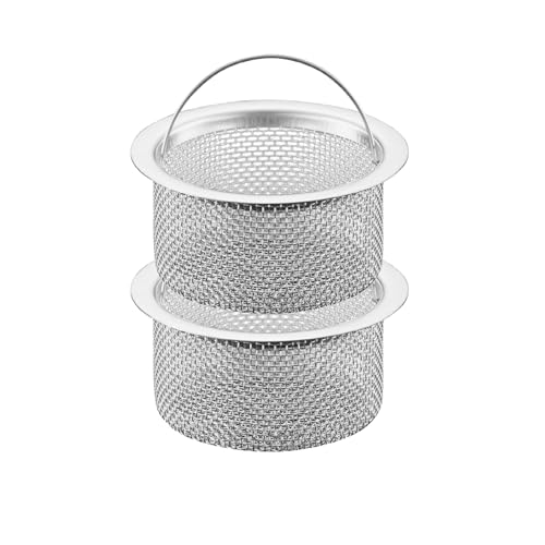 Colador para desagüe de fregadero acero inoxidable 2 pcs