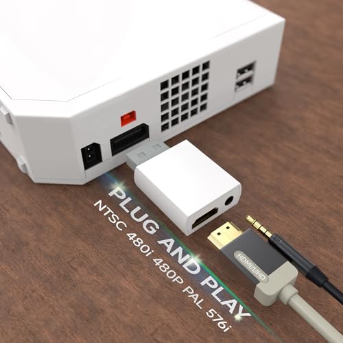 MAYFLASH Wii to HDMI Converter 1080P for Full HD Device, Wii HDMI Adapter with 3,5mm Audio Jack&HDMI Output Compatible with Wii, Wii U, HDTV, Monitor-Supports Wii Display Modes 720P, NTS by MAYFLASH - Image 6