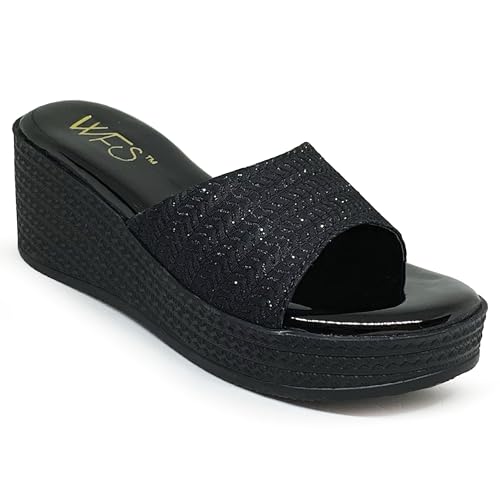 Image of WFS Women 2.5 Inch Wedge Heel Fashion Sandal
