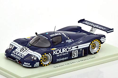 スパークモデル　1/87（HO）スケール ザウバーメルセデスC9 Amazon | スパーク 1/43 メルセデス・ベンツ ザウバー C9 #61 ル・マン