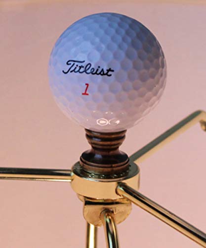 Image of Golf Ball Lamp Finial, White, 2.25 inchh