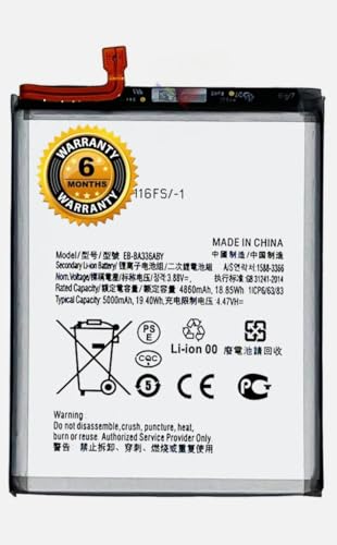 Image of EB-BA336ABY Battery for Samsung A53-5G SM-A536B SM-A536B /DS Battery with 6 Month Warranty** (D338)