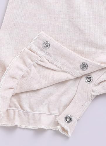 Image of Smart Baby Dungaree Set for Baby Girls 0-12 Months | Cotton Romper with T-Shirt | Soft & Breathable Fabric | Snap Button Closure for Easy Diaper Change